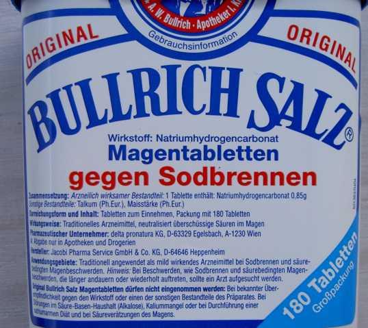 Bullrich - Salz - Werbung 30iger